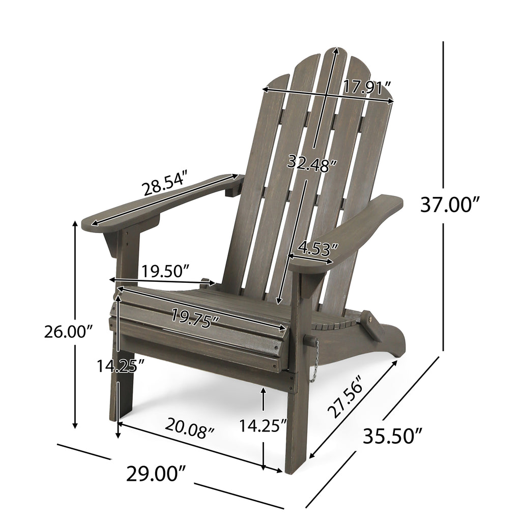 HOLLYWOOD FOLDABLE ADIRONDACK CHAIR