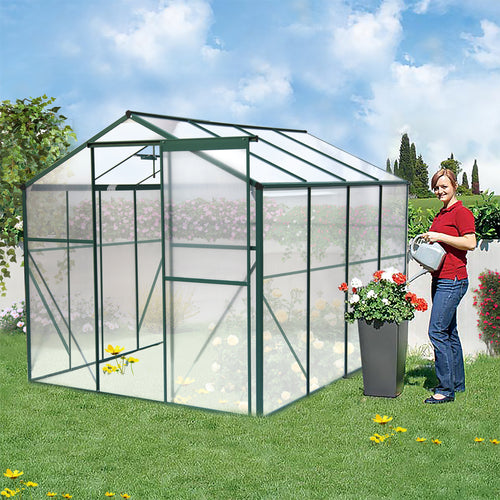 6'x 8' Heavy Duty Walk-in Plant Garden Greenhouse for Backyard/Outdoor