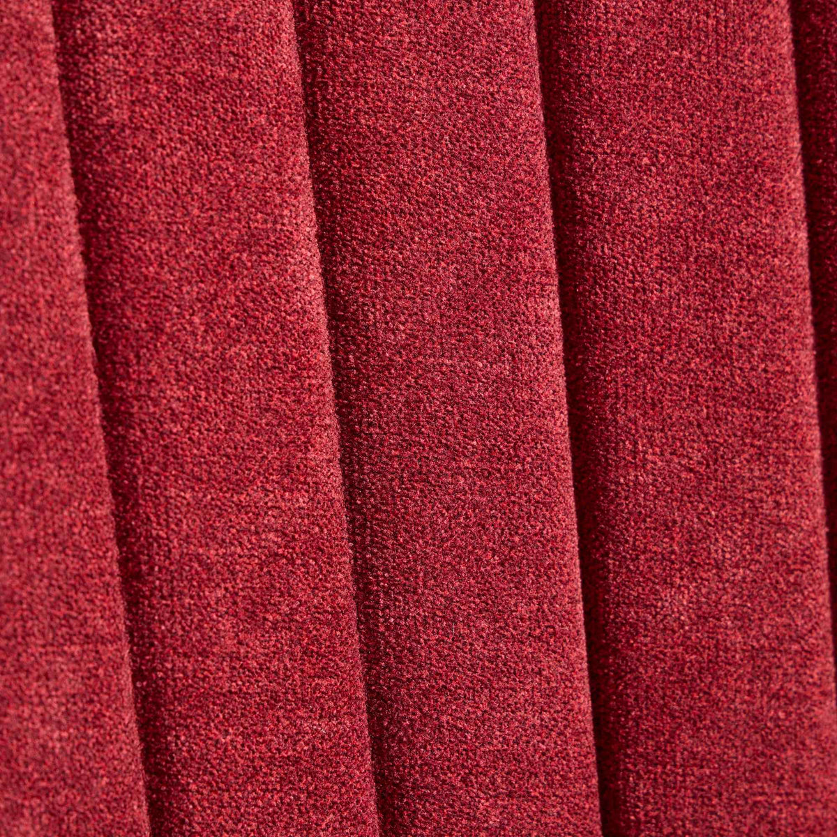Upholstered Accent Chair for Dining Room with Curved Solid Wood Legs,Set of 2 (Wine Red)