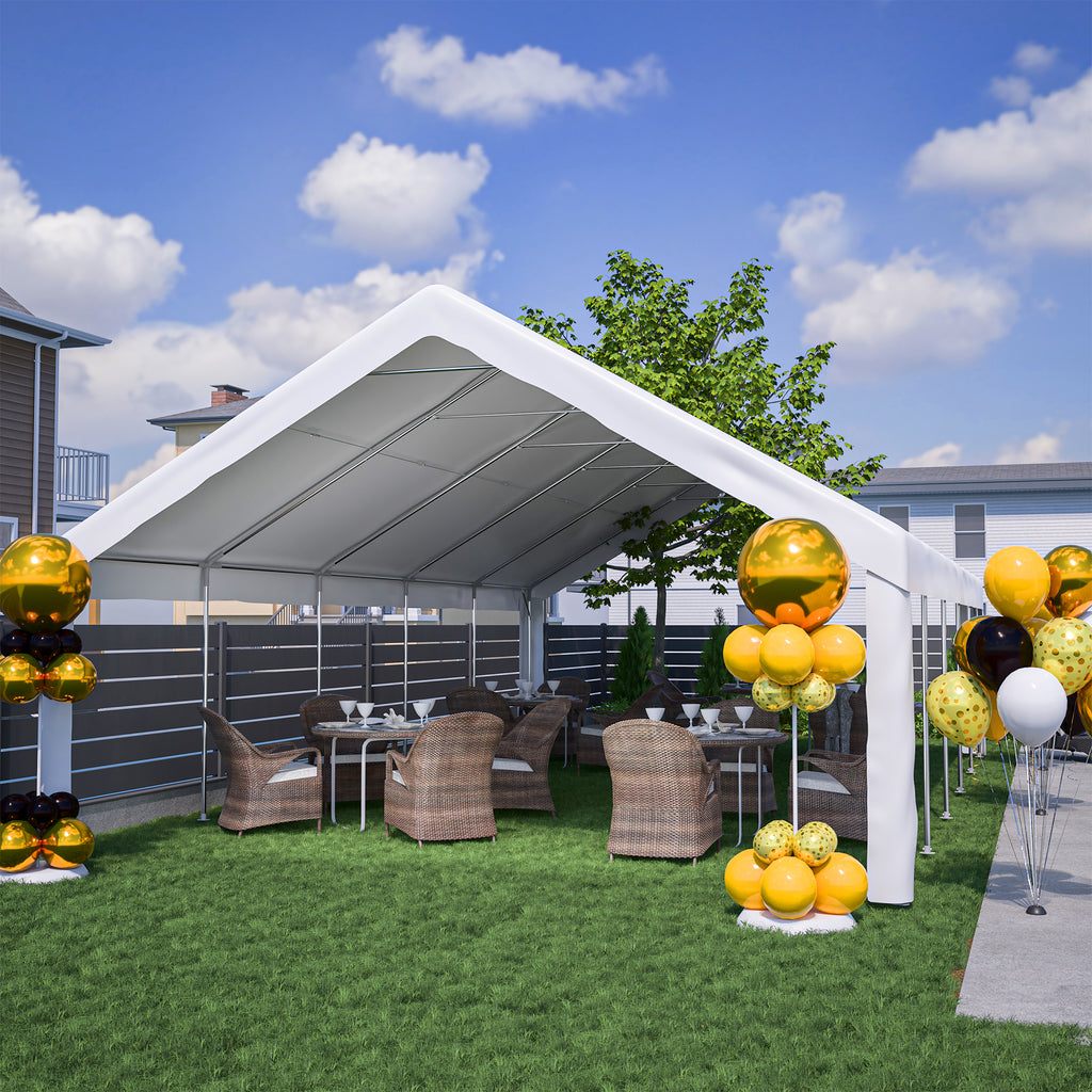 20x32 FT Party Tent with 3 Storage Bags & Removable Sidewalls